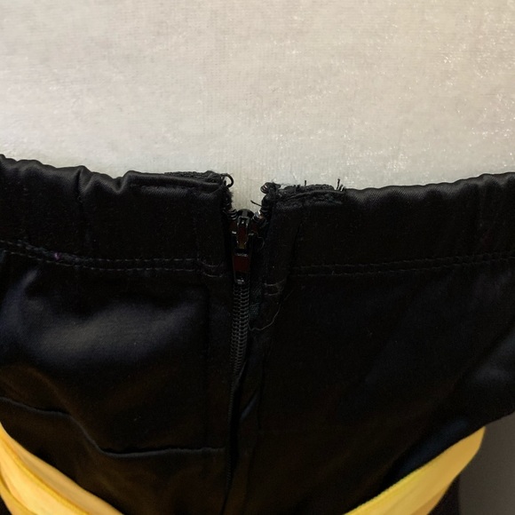 JOLIE | Gold Sequins and Black Satin Dress. - Picture 7 of 9